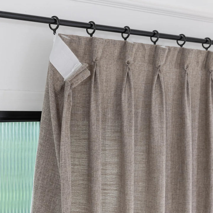 Ember Cotton Blend Drapes Pleated