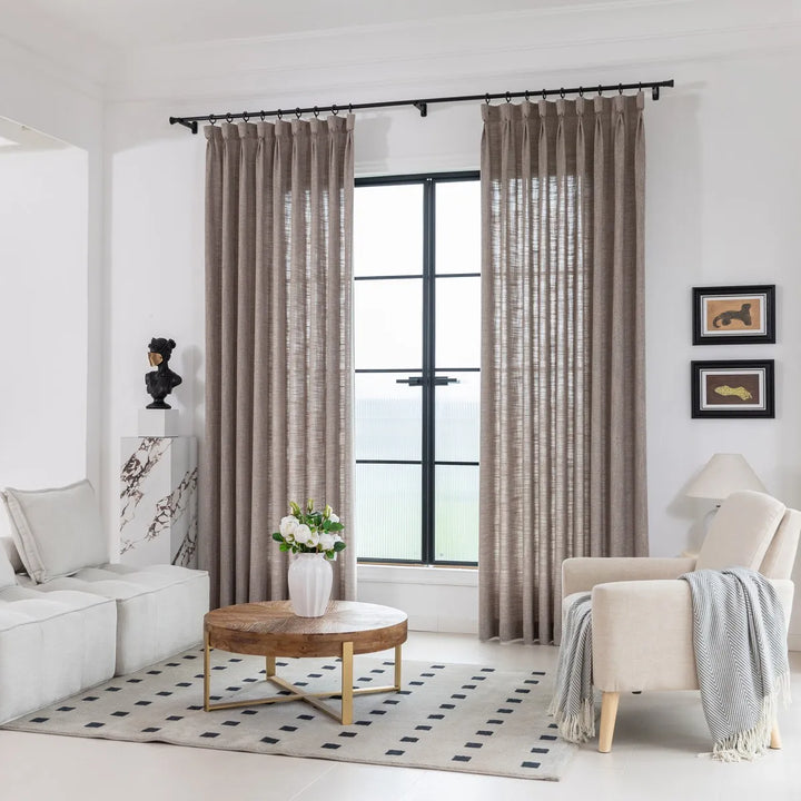 Ember Cotton Blend Drapes Pleated