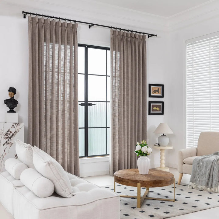 Ember Cotton Blend Drapes Pleated