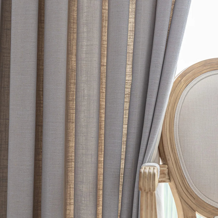 Esme Linen Blend Drapes Pleated