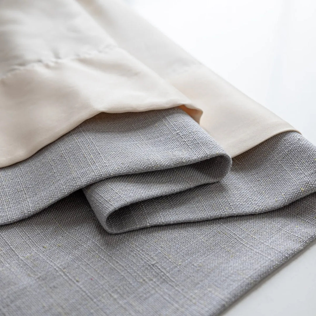 Esme Linen Blend Drapes Pleated
