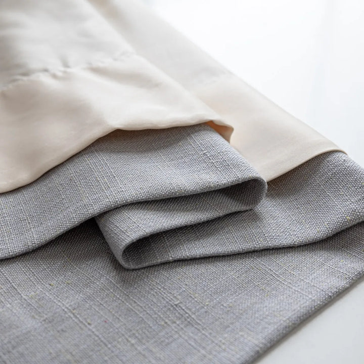 Esme Linen Blend Drapes Pleated