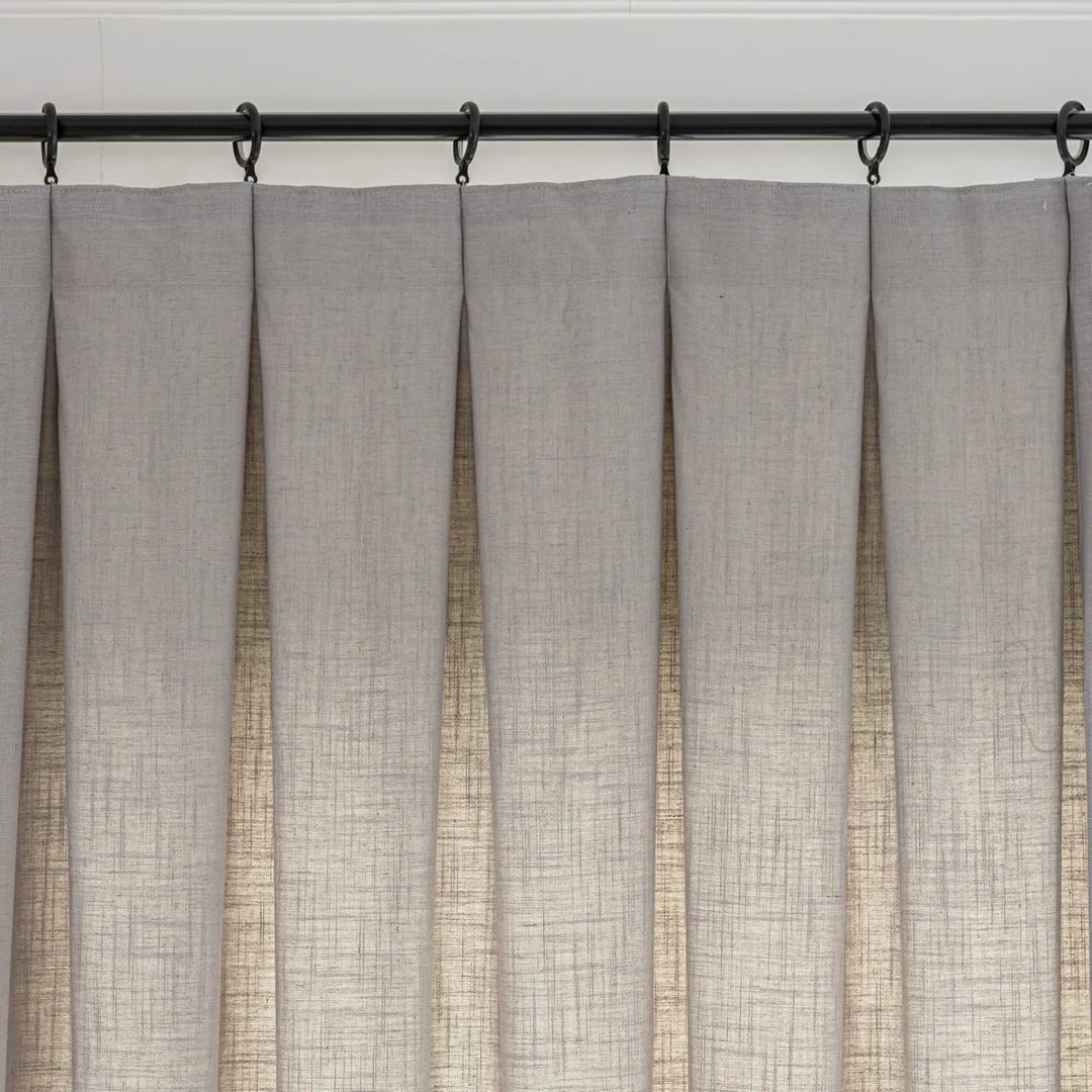 Esme Linen Blend Drapes Pleated