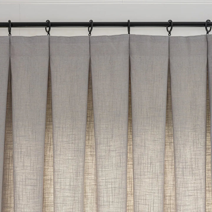 Esme Linen Blend Drapes Pleated