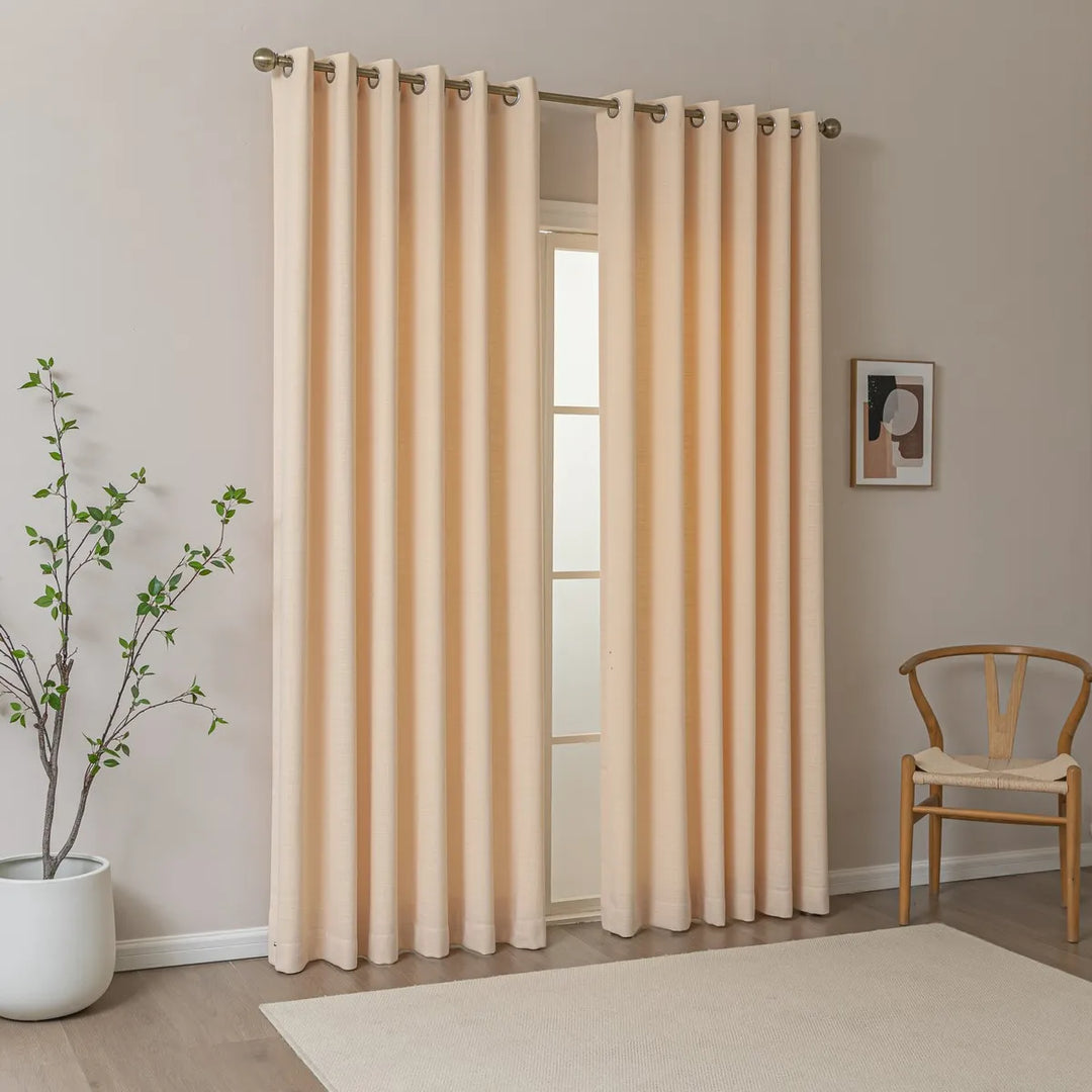 Seren Linen Blend Drapes Grommet