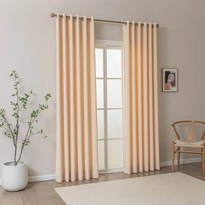 Seren Linen Blend Drapes Grommet