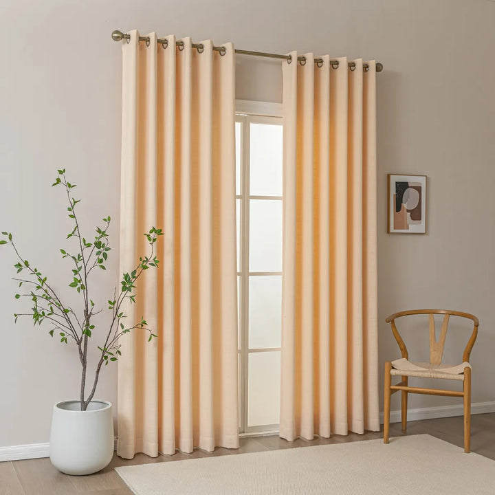 Seren Linen Blend Drapes Grommet